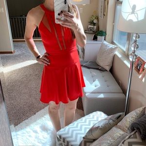 Red/Orange BCBG Cocktail Dress